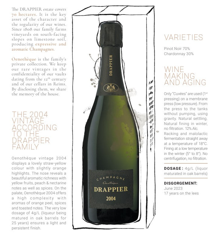 Drappier Reserve de L'Oenotheque Brut 2004