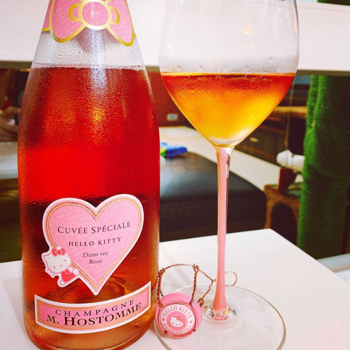 M. Hostomme Cuvee Speciale Hello Kitty Demi Sec Rose