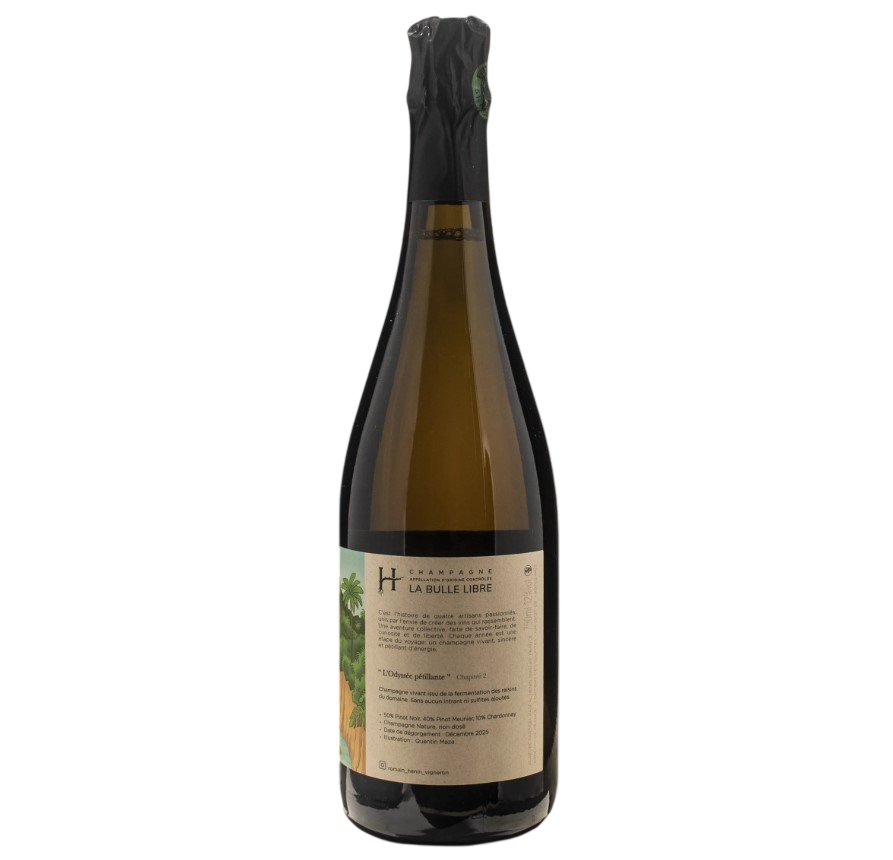 Romain Henin La Bulle Libre L'Odyssee Petillante Chapitre II Brut Nature