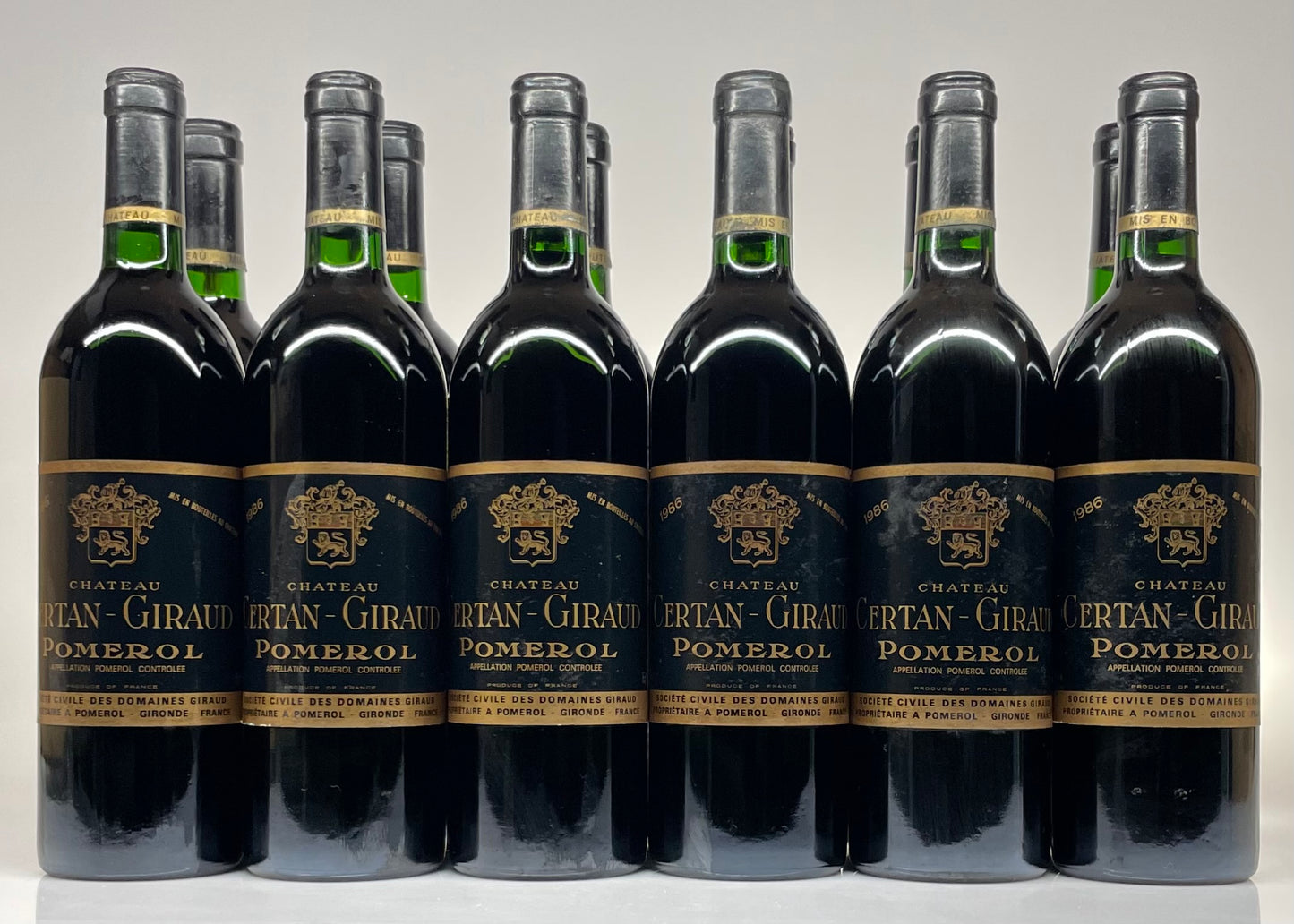 Chateau Certan Giraud 1986