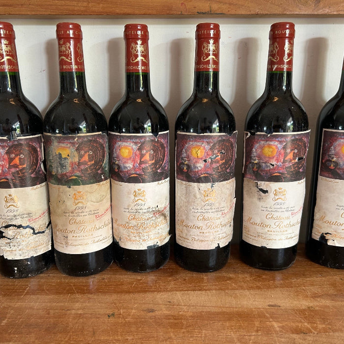 Chateau Mouton Rothschild 1998 (damaged label)